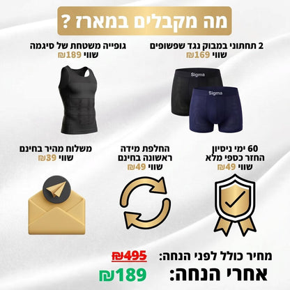 הגופייה המשטחת של סיגמה